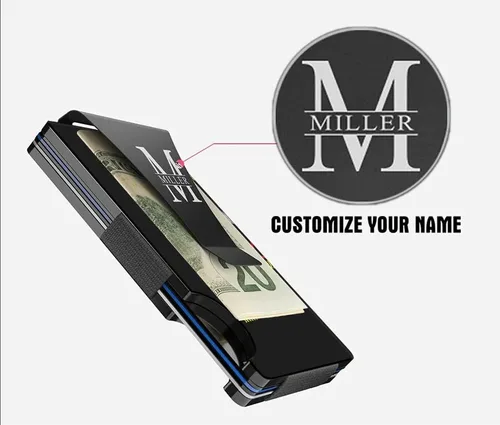 Vista 3 de MIKENCO Airplane Warning Slim Pocket Wallet, Pilot Accessories Gift, Aviation Plane Wallet Gift Pilot Airplane Gifts For Pilot, Funny Airplane