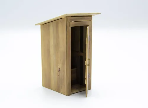 Vista 5 de ICM Kit de modelo de plástico (35800) - Figura de plástico modelo WC (inodoro de campo), escala 1:35, Gris