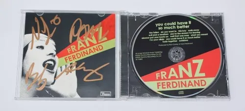 Franz Ferdinand You Could Have It So Mucho Mejor Grupo Firmado con Autógrafo Música Cd Disco Compacto Loa