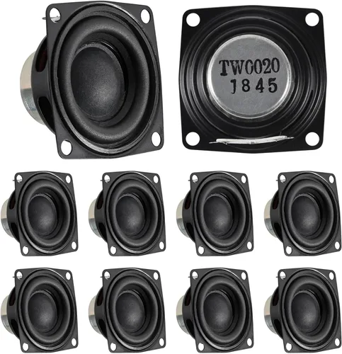 ACEIRMC 2 pulgadas 4 Ohm 10 W Altavoz de audio estéreo de rango completo, woofer, para Arduino (10 unidades)