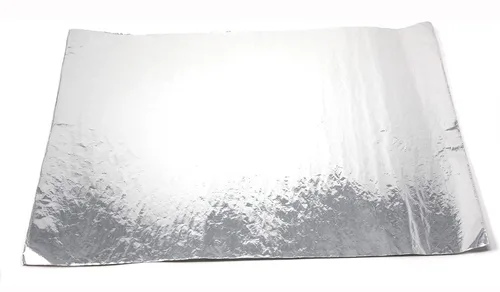 Vista 3 de Bits N Things Hojas aisladas de papel de aluminio para sándwich de 10.75 x 14 pulgadas Paquete de 500