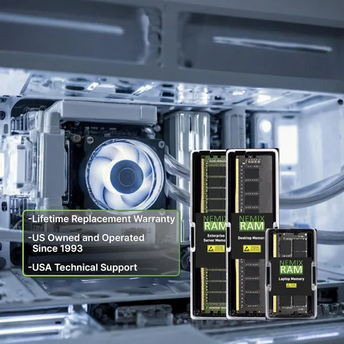 Vista 4 de NEMIX RAM 16 GB (1 x 16 GB) DDR4 3200 MHZ PC4-25600 2Rx4 ECC RDIMM compatible con la placa base GIGABYTE MC62-G40 MC62-G41