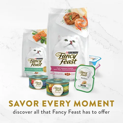 Vista 7 de Purina Fancy Feast Lickable - Caldo de comida húmeda para gatos, complemento de la colección Classics, paquete variado - (paquete de 12) bolsas