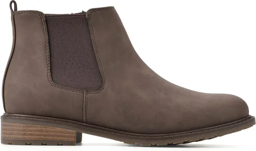 Vista 3 de WHITE MOUNTAIN Zapatos de mujer Caching Block Heel Chelsea Bootie