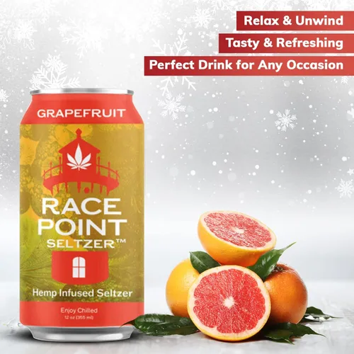 Vista 4 de Race Point Seltzer Agua con sabor a gas infusionada, bebida de sabor totalmente natural, refresca, relaja, relaja, reenfoca y encuentra