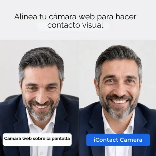 Vista 3 de iContact Camera Cámara web de contacto ocular ProXL 4K para monitores de 30