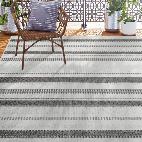 Vista 10 de Home Dynamix Tripoli Mateo - Alfombra geométrica color gris/crema, rectangular de 5 pies 3 pulgadas x 7 pies 3 pulgadas