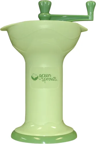 green sprouts Fresh Baby Food Mill - Easily Purees Food for Baby, Separates Seeds & Skins, Compact Size, No Batteries or Electricity Needed,