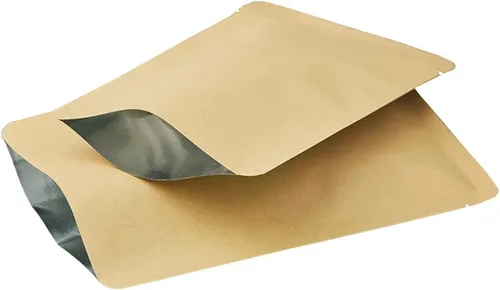 Vista 2 de FERENLI 500 bolsas sellables al vacío de papel kraft de 2.3 x 3.5 pulgadas (tamaño utilizable de 1.7 x 3.1 pulgadas), bolsas sellables al vacío