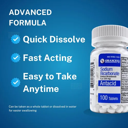 Vista 3 de Graxcell Bicarbonato de sodio 325 mg 100