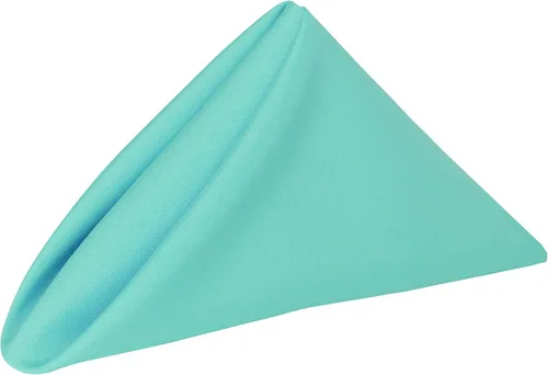 Vista 7 de Ultimate Textile -1 docena- Servilletas de tela de poliéster de 20 x 20 pulgadas, color azul aguamarina