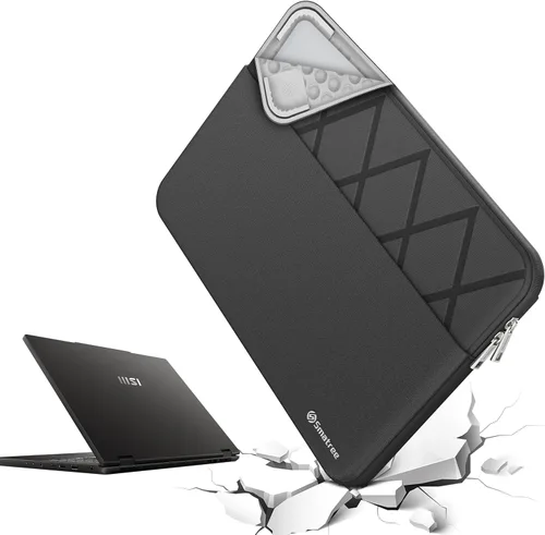 Vista 15 de Smatree Funda para portátil MSI Summit 13 AI+Evo Copilot+PC/E13 AI Evo A1M, para Summit E13 Flip Evo de 13.4 pulgadas, funda con bolsillo