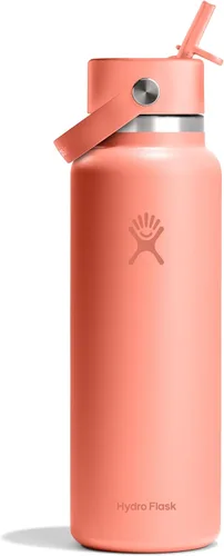 Vista 9 de Hydro Flask de boca ancha con tapa Flex de pajita de 24 onzas Agave