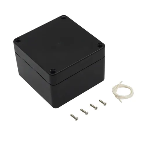 Vista 15 de LeMotech Caja de conexiones eléctricas de plástico ABS Caja de proyectos IP65 impermeable Caja de derivación universal para electrónicas Negro 2.48x