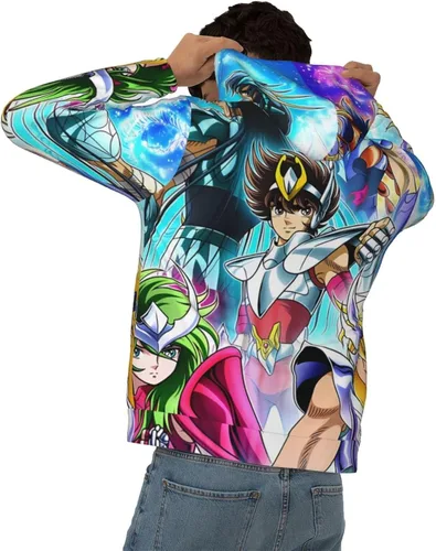 Vista 4 de Saint Seiya - Sudadera con capucha y cordón