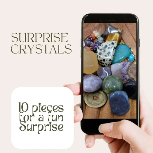 Vista 4 de Bolsas de cristal misterioso, cristales sorpresa, cristales intuitivos