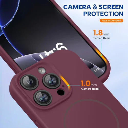 Vista 320 de Miracase Funda ultradelgada diseñada para iPhone SE 2022 (3ª generación)/iPhone SE 2020 (2ª generación)/iPhone 7/iPhone 8 con protector de pantalla