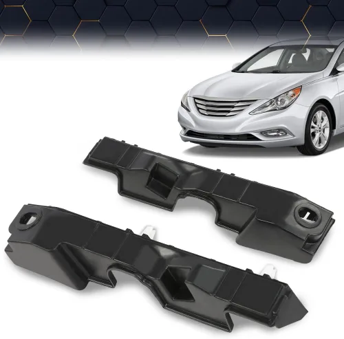 Vista 2 de PIT66 Soporte de parachoques delantero Compatible con Hyundai Sonata 2011-2015 2 piezas Soporte de parachoques delantero izquierdo y derecho