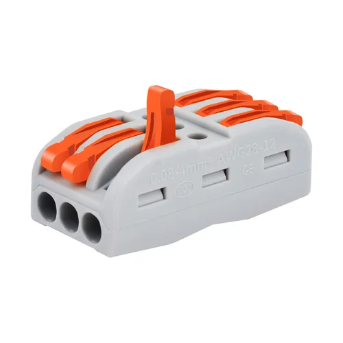 Vista 10 de NineLeaf 10 PCS Conectores de Cable de Conexión Rápida, Conector de Cableado Rápido de 2 Entradas 4 Salidas, Conectores Eléctricos Compactos