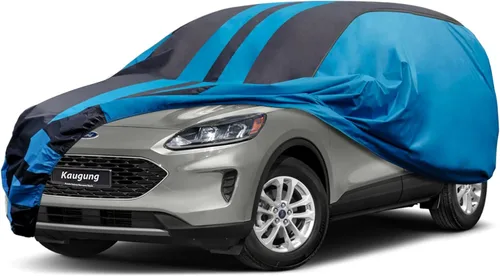 Vista 29 de Kaugung Funda impermeable para automóvil BMW Serie 3 (1999-2025), cubierta exterior completa para automóviles, ligera, resistente al sol, UV