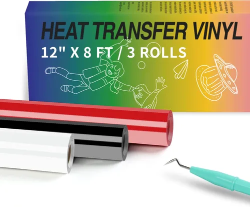 Vista 62 de HTVRONT Vinilo HTV con estampado de vaca, 12 pulgadas x 8 pies, vinilo de transferencia de calor impreso de vaca para camisas, fácil de cortar