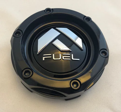 Vista 2 de FUEL offroad Tapa central de rueda negra brillante (cantidad 1) # 1003-46b