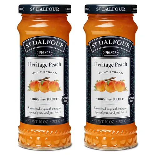 Vista 40 de St. Dalfour Untable de fruta de frambuesa negra, 10 onzas, 100% de frutas, sin ingredientes artificiales, sin OMG, sin azúcar de caña, todo natural