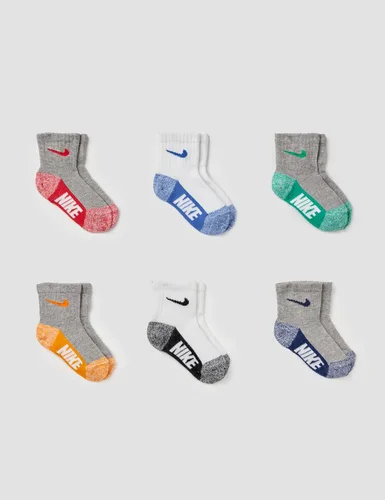 Vista 2 de Nike Kids' 6-Pack Multi Logo BabyToddler Socks