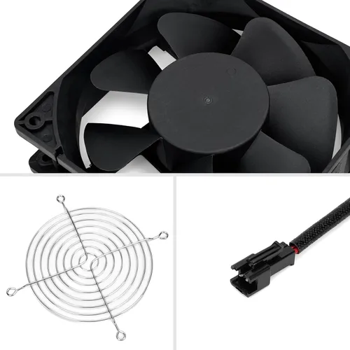 Vista 4 de Stanbroil Kit de ventilador compatible con Masterbuilt Gravity Series 560/800/1050 Digital Charcoal Grill & Smoker, pieza de repuesto para 9904190040