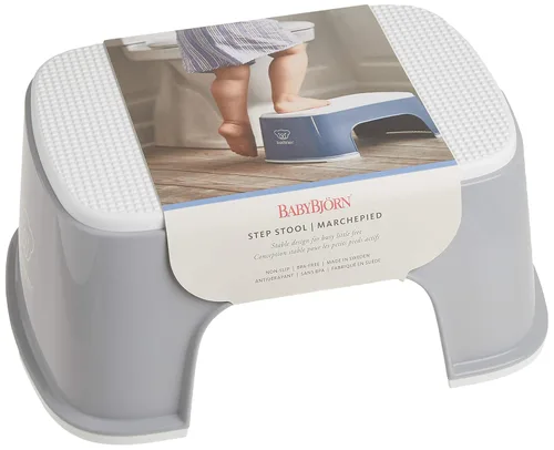 Vista 3 de BabyBjörn Taburete escalonado, grisblanco (paquete de 2)