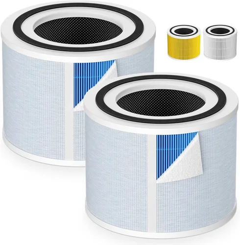Filtro de repuesto Core 300 para purificadores de aire LEVOIT Core 300/Core 300S/Core 300-P/Core 300S-P/Core P350, filtro HEPA 3 en 1, en