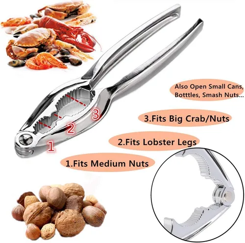 Vista 4 de Herramientas de galletas de mariscos, herramientas de cascanueces, nuez de cangrejo, langosta y galletas, abridor de mariscos y langostas, kits