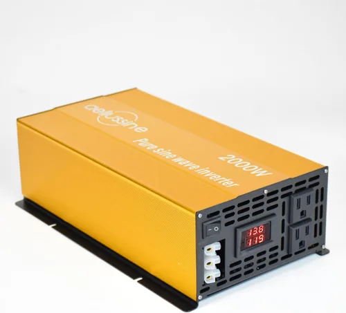 Vista 10 de Inversor de onda sinusoidal pura de 1000 W, convertidor de corriente de 48 V CC a 110 V 120 V CA con 2 salidas de CA, inversor de corriente de 48