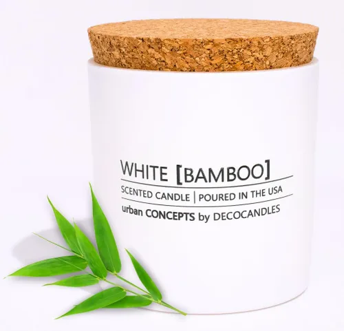Vista 6 de Conceptos Urbanos de DECOCANDLES - Manzana Canela - Vela de soya altamente perfumada - Larga duración - vertida a mano en Estados Unidos (6 Oz.)