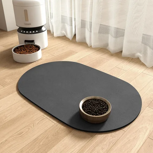 Vista 13 de Tapete Absorbente para Comida de Perros - Tapete para Perros y Gatos para Cuenco de Comida y Agua, Tapete para Comida de Mascotas de Secado Rápido
