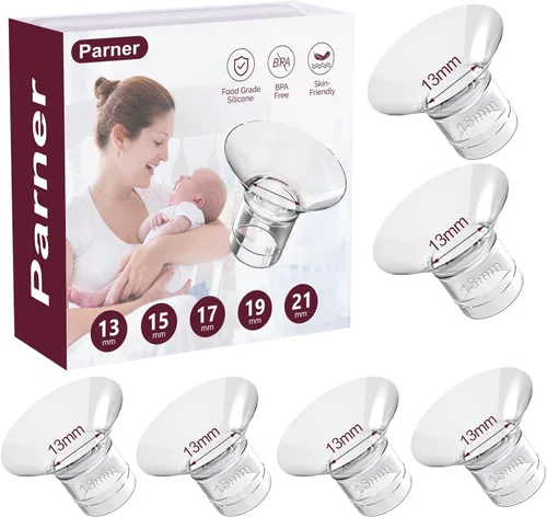 Insertos de brida de 0.512 in para Momcozy S9/S9pro/S10/S12/S12pro/Medela/Tsrete/Spectra/Bellabababy, etc. Extractor de leche portátil de 0.945 in,