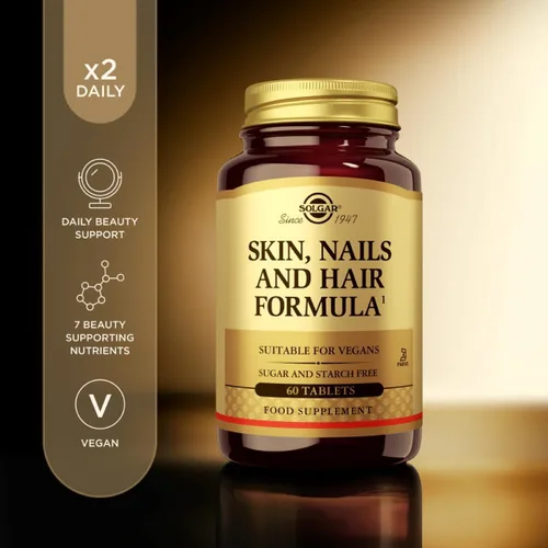 Vista 2 de Solgar - Comprimidos de fórmula MSM avanzada para piel, uñas y cabello, E1735, 1, 1
