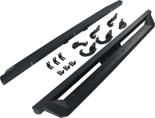 Vista 3 de Estribos mejorados, barras laterales compatibles con Ram 1500 2009-2018 Ram 2500/Ram 3500 2019-2023 Ram 1500 Classic Crew Cab