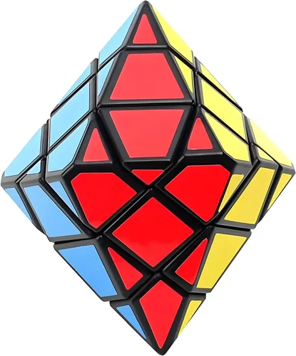 UMESCENE - Cubo hexagonal de dipirámide de 3 x 3 velocidades, cubo mágico de 3 x 3, rompecabezas de doble cono
