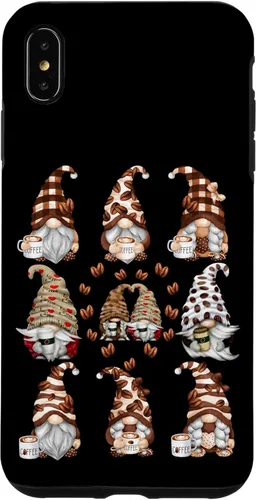 Vista 11 de Novelty Coffee Graphic For Women And Men Funny Gnome Case for iPhone 16