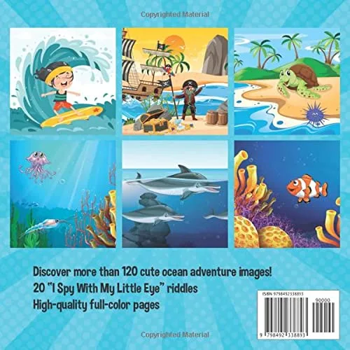 Vista 2 de I Spy Ocean Adventure Interactive A-Z Guessing Game I Spy With My Little Eye for Kids and Toddlers