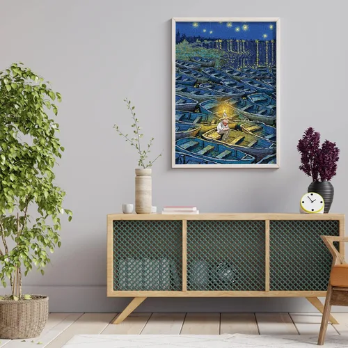 Vista 8 de Antelope Tapete de rompecabezas para rompecabezas de 1000 1500 y 500 piezas, tapete enrollable para rompecabezas de 45.6 x 26 pulgadas