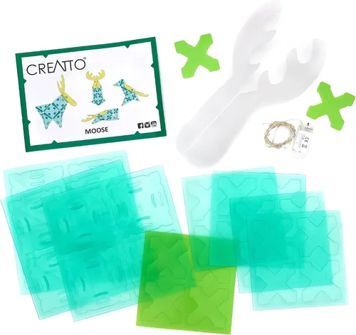 Vista 7 de Creatto Starlight Kitty & Cutie - Juego de rompecabezas en forma de gasto con iluminación.