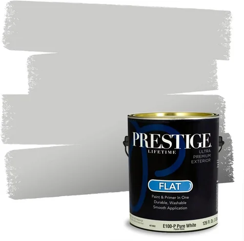 Vista 45 de Prestige Paints - 2 en 1, pintura base y pintura de exterior, P400-D-SW7053