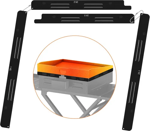 Vista 14 de Protector de viento para parrilla Blackstone de 36 pulgadas, pantalla magnética de acero inoxidable para proteger las llamas, escudo térmico