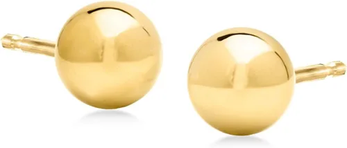 Ross-Simons 14kt Yellow Gold Ball Stud Earrings