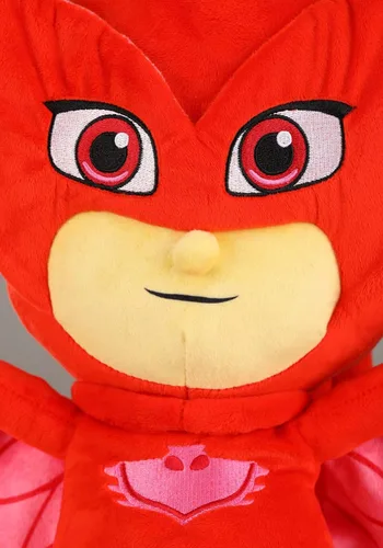 Vista 4 de PJ Masks Owlette Hero - Mochila de felpa, Rojo