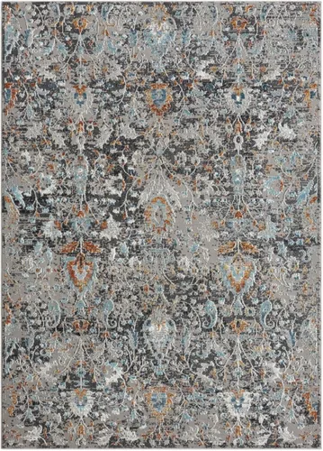 Vista 4 de LUXE WEAVERS Alfombra vintage floral azul 5x7
