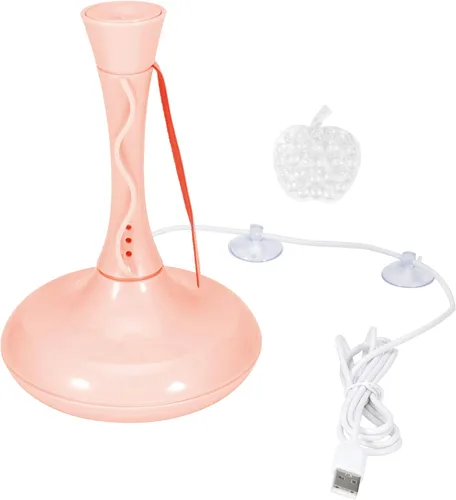 Vista 2 de A sixx Lavadora de ropa interior de ahorro de agua de tamaño pequeño, mini lavadora, para calcetines de ropa interior, ropa de bebé (rojo)