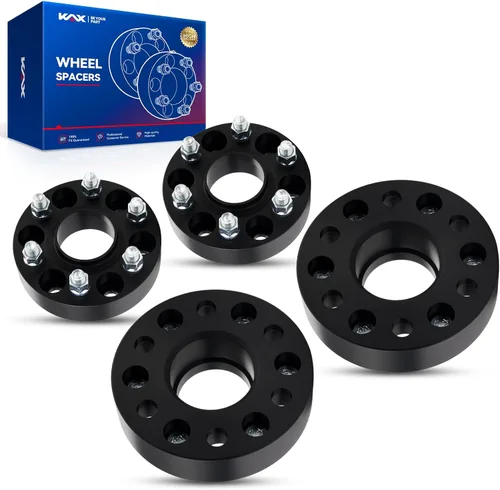 Vista 28 de KAX Espaciadores de rueda 4x4, adaptadores de espaciadores de rueda de 1" con pernos de 1/2" x20, diámetro del cubo de 59 mm, 2 piezas para Xpress